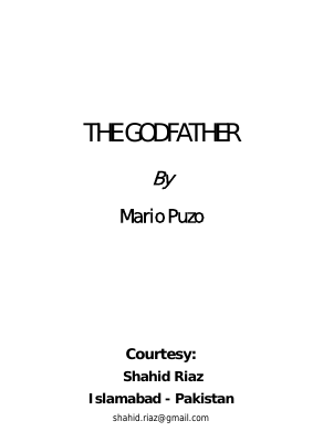 The Godfather By Mario Puzo.pdf